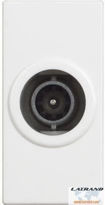 Enchufe TV individual tipo coaxial 1 mod. color Blanco Classia Bticino - RW4202D