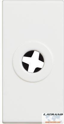 Leermodul mit Öffnung Ø9,5mm 1 Mod. Farbe Weiß Classia Bticino - RW4953