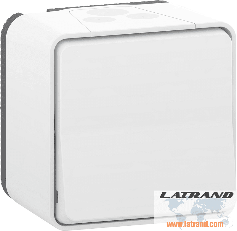 SCHNEIDER ELECTRIC - Interrupteur étanche MUR39021 Mureva Styl blanc