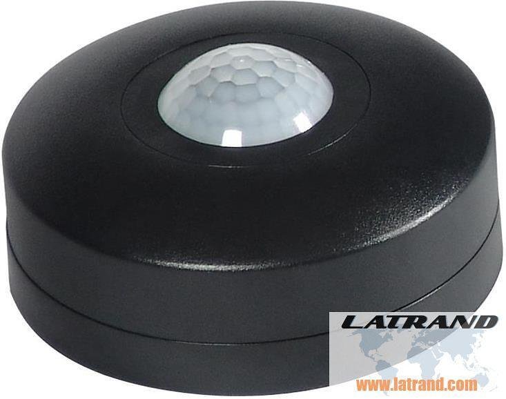 Sensore di movimento PIR, per montaggio a vista su soffitto, 360°, raggio D6m @ h=2.5m, IP20, nero, Commel - C311-102