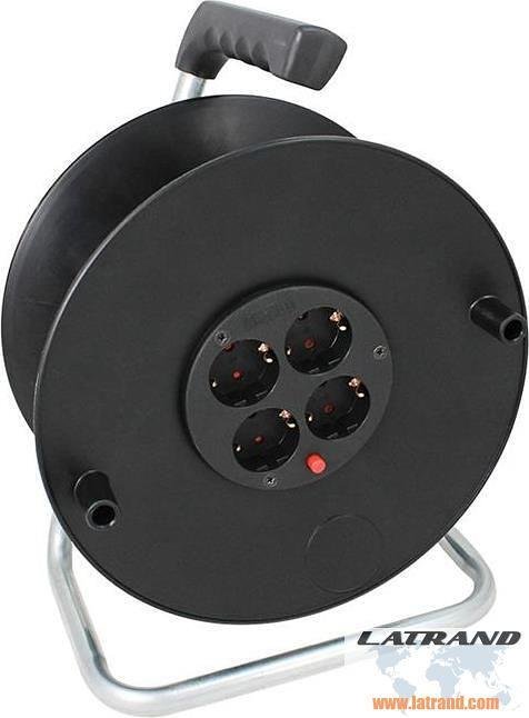 Bobina vuota per cavo PVC 230mm monofase 4x16A 250V 3500W IP20 Commel - C0998