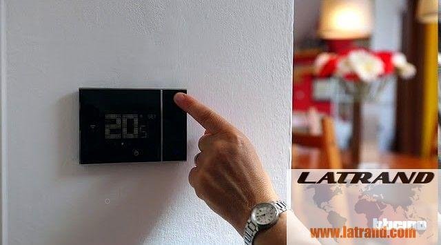 Термостат Smarther 2 с вградено Wi-FI за вграден монтаж ЧЕРЕН Bticino with Netatmo от Legrand - XG8002