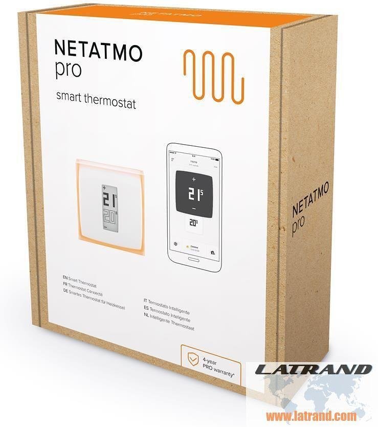 Smart Thermostat Netatmo Pro by Legrand - NTH-PRO