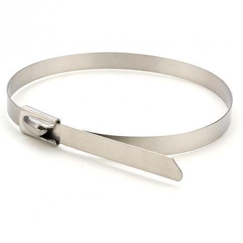 Χαλασιά καλωδίου ατσάλινη 500x7.9mm /50τμχ πακέτο/-60+300°C ατσάλι AISI304 max τέντωμα 1100N BM - BMS5079