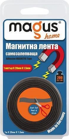 Nastro adesivo magnetico 1m/20mm/1,5mm Magus - 3M8701001