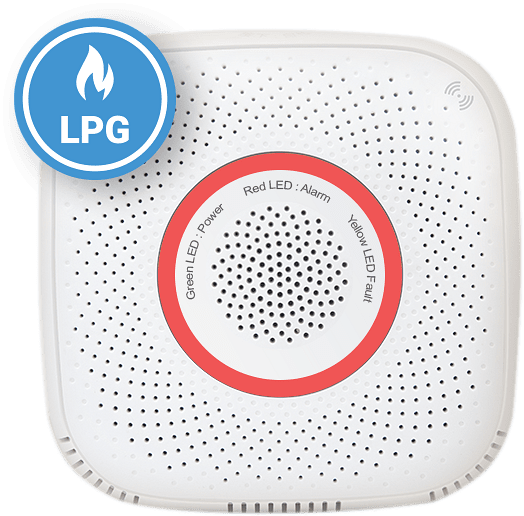 Sensore per gas LPG per contatto bianco Shelly GAS - 262283