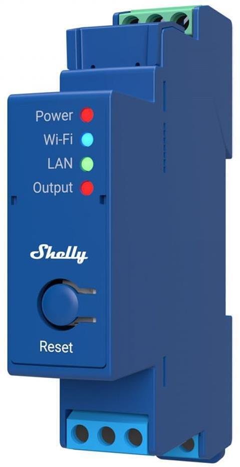 Relé Smart impulsivo 1x On/Off 16A para montaje DIN Shelly PRO 1 - 268001