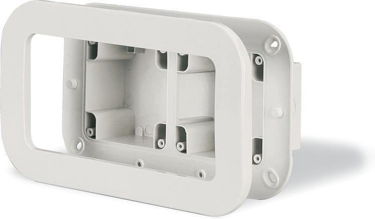Box, universal, double, for flush mounting, 195x95x38mm, Protecta, SCAME 137.122