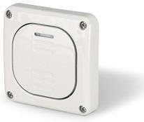 SCAME - Interrupteur monopolaire pour montage encastré IP66, série Protecta 137.3011