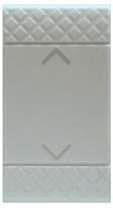 SCAME - Pulsante per tapparelle 10A EVOLUTION 1 mod. colore GRIGIO - 101.63312.G