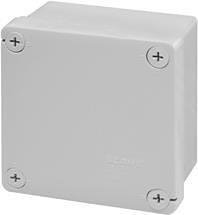 Box 100x100x50mm IP55, UV, Solid Walls, Screw Closure, Cubox Series Scame-689.204