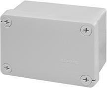 Scame Box 120x80x50mm IP55, UV, Solid Walls, Screw Closure, Cubox Series - 689.205