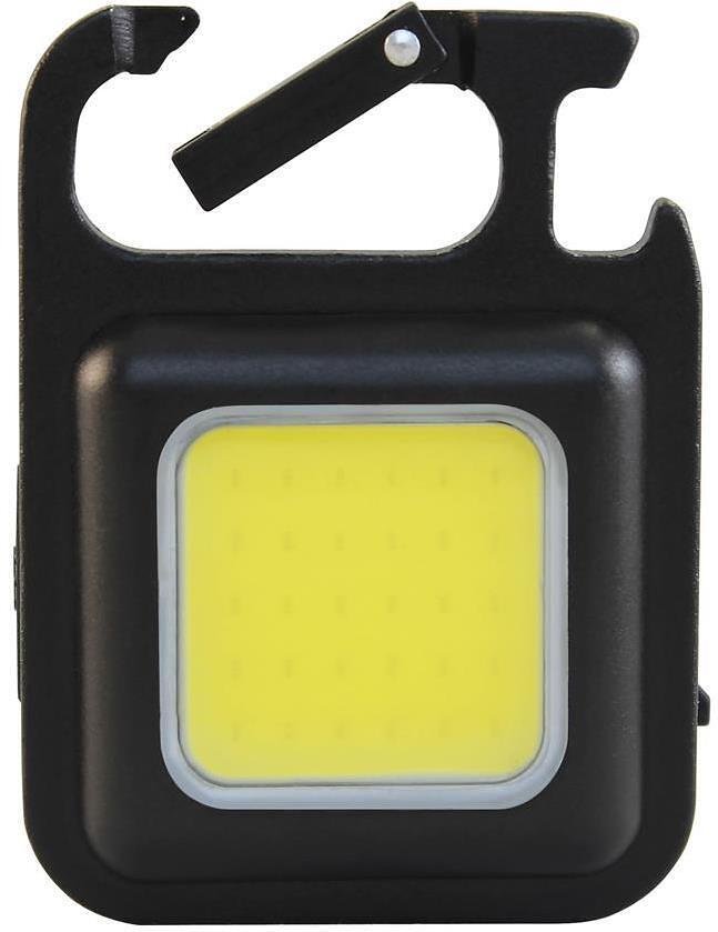 Lampe de travail Mini 5W 500lm avec batterie USB Li-ion 3,7V 500mAh avec mousqueton et support magnétique IP44 Commel - C401-021