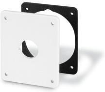 Tapa con orificio Ø22mm para paneles Block y Domino 70x87mm Scame-654.0101