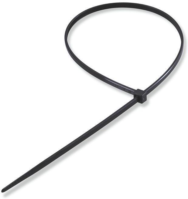Kabelbinder schwarz 290x4.5mm, UV-stabilisiert (100 St. im Paket) Scame - 839.54300