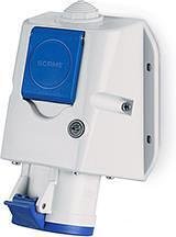 Scame 513.3253-DF - Priza combinata pentru montaj pe perete Optima-Combi IP44/57 M. socket 32A 2P+E German SH