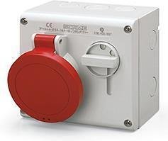 Priza industriala 3P+N+E 16A IP44 cu blocare mecanica serie Omnia Scame-500.1687
