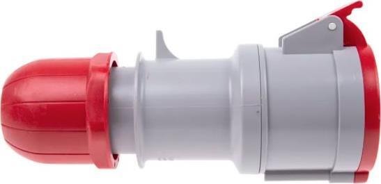 Contact industrial mobil 3P+N+E 32A IP54 serie Optima Scame-313.3247 roșu/gri
