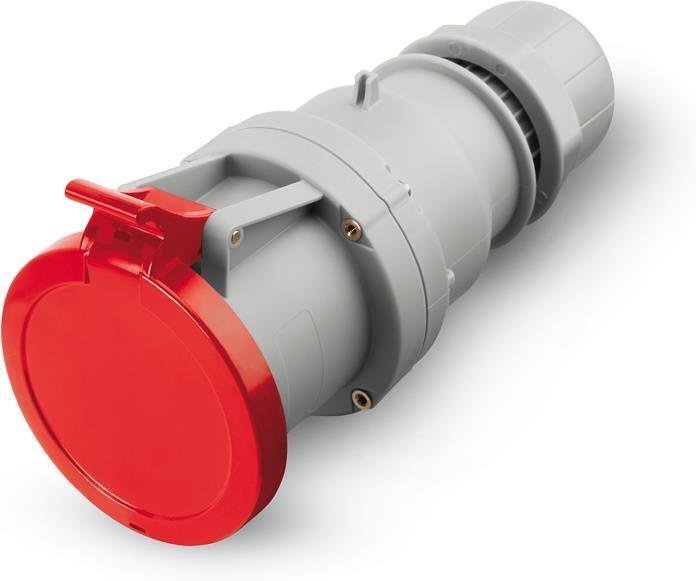 Contatto mobile industriale 3P+E 63A IP54 serie Optima Scame-313.6346 rosso/bianco