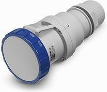Промишлен подвижен контакт 2P+Е 125A IP66/67 6h серия Optima Scame-318.12543 син/сив