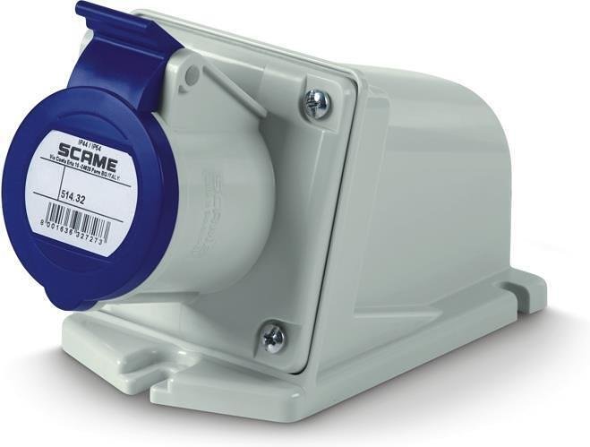 SCAME - Contatto industriale 2P+E 32A IP44 serie XENIA 514.3253