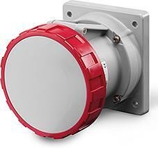 Contact industrial 3P+N+E 63A 380V IP67/69 DREPT serie Optima montaj panou 100x110mm Scame-428.6367