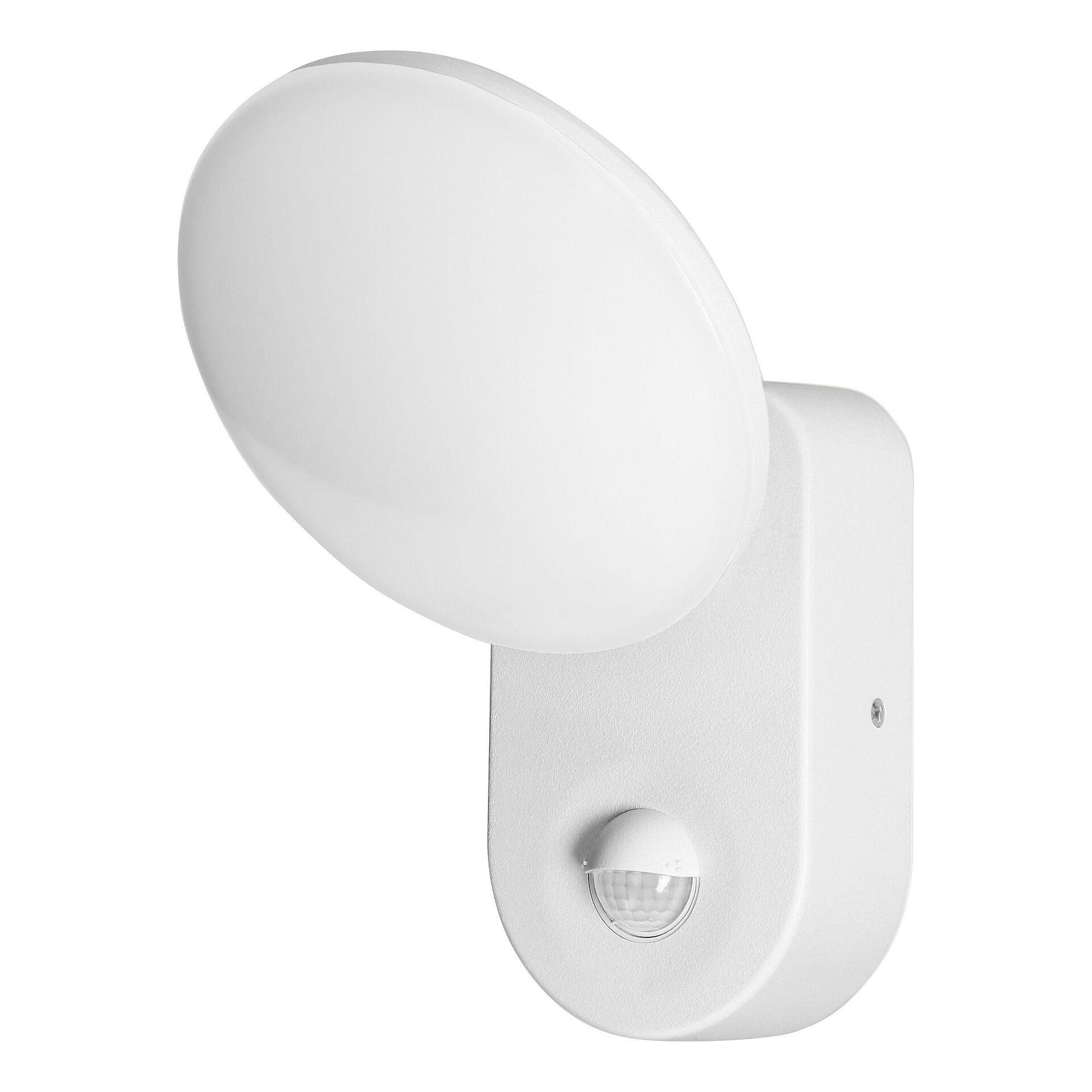 Градинско осветително тяло RIOLIT LED 15W със сензор за движение, 1100lm, IP65, 4000K, бяло, AD-OP-6206WLPMR4, ADVITI