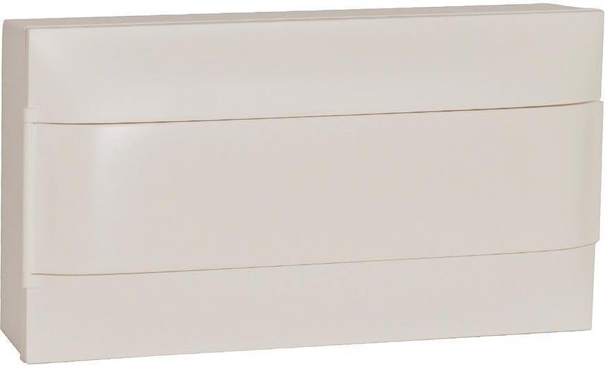 137206 Schalttafel für OFFENEN Einbau, 18 Module, weiße Tür, PE+N Schienen, Practibox S, Legrand