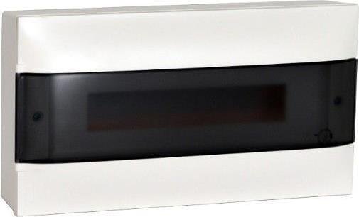 Schalttafel für OFFENEN Einbau 18 Mod. Practibox S mit transparenter Tür und N und PE Klemmen Legrand-137216