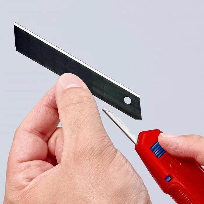 Lama di ricambio (10 pz.) per coltello da modello Cutix (K9010165BK), Knipex - K9010165E02