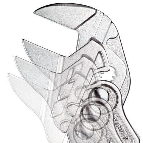 Pinze regolabili, cromate, manico rosso 250mm, Knipex - K8603250