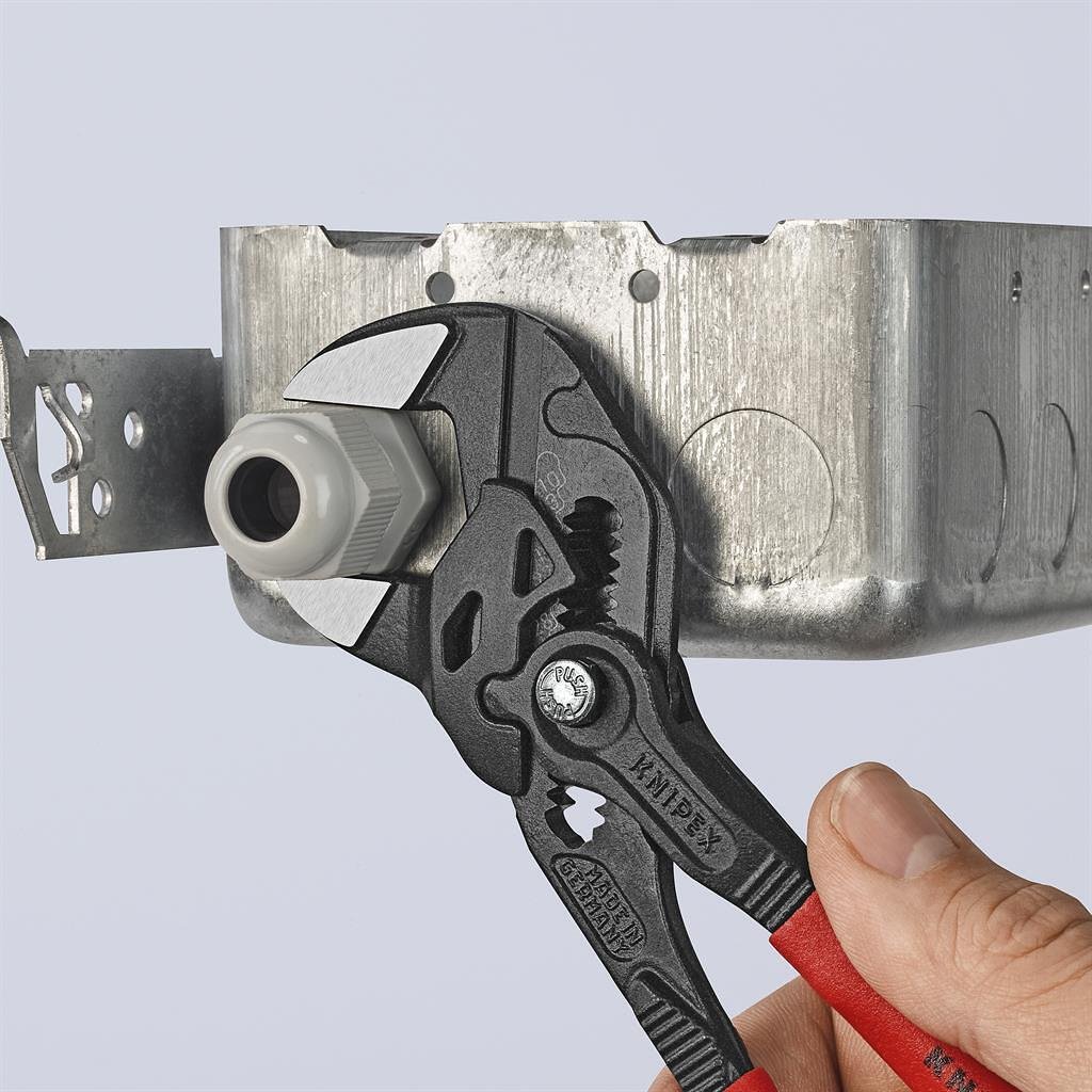 Gleitzange, rote Griffigkeit 180mm, Knipex - K8601180