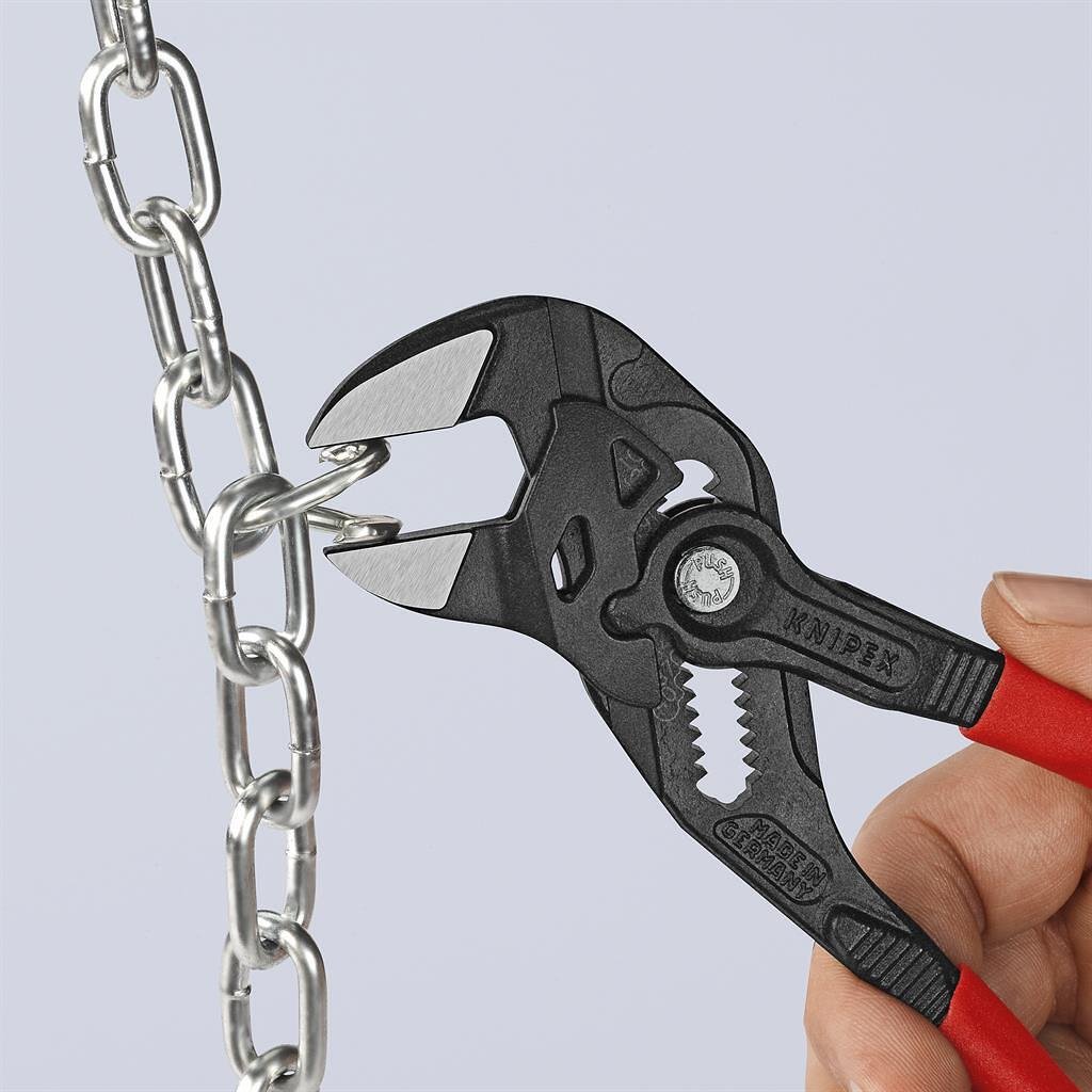 Gleitzange, rote Griffigkeit 180mm, Knipex - K8601180