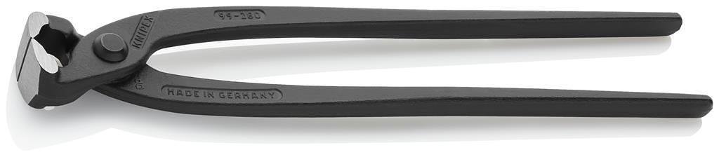 Rebar cutting pliers, black-phosphated, handle 280mm, Knipex - K9900280