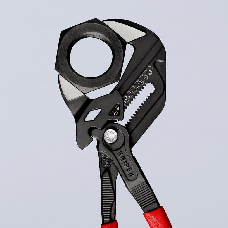 Pinze a scatto, impugnatura rossa 250mm, Knipex - K8601250