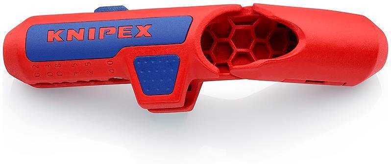 Universal Cable Stripping Tool ErgoStrip, Right Handle 135mm, with Lock, Knipex - K169501SB
