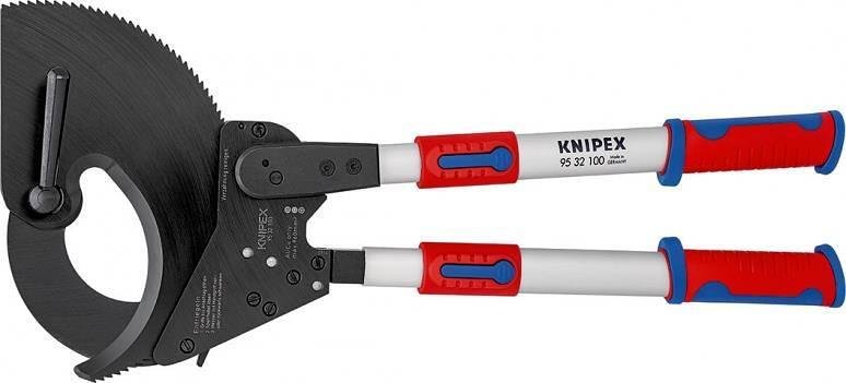 Ψαλίδι κοπής καλωδίου έως 960mm², μπλε-κόκκινη λαβή 680mm, Knipex - K9532100