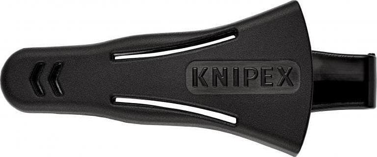 Schere zum Schneiden von Kabeln und Crimpverbindung, verchromt, blau-rote Griffe 160mm, Knipex - K950510SB