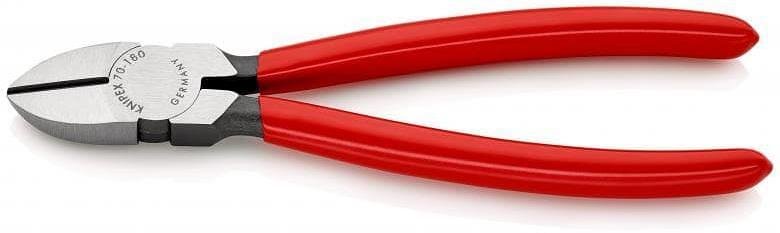 Clește diagonale pentru tăiere, mâner roșu 180mm, Knipex - K7001180