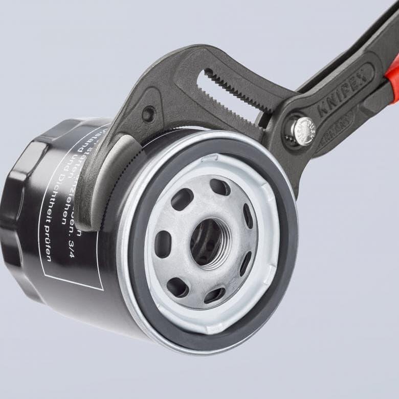Zange für Siphons und Sanitärverbindungen, roter Griff 250mm, Knipex - K8101250