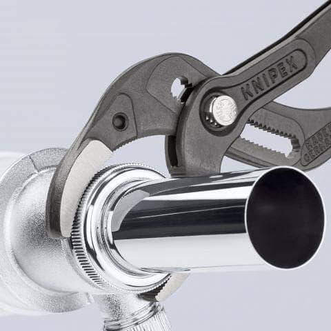Pinze per sifoni e raccordi idraulici, manico rosso 250mm, Knipex - K8101250