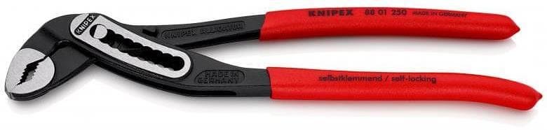 Pinze a scatto Alligator, impugnatura rossa 180mm, Knipex - K8801180
