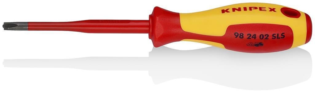 Tournevis PH/S 2, VDE 1000V poignée jaune-rouge 212mm, Knipex - K982402SLS