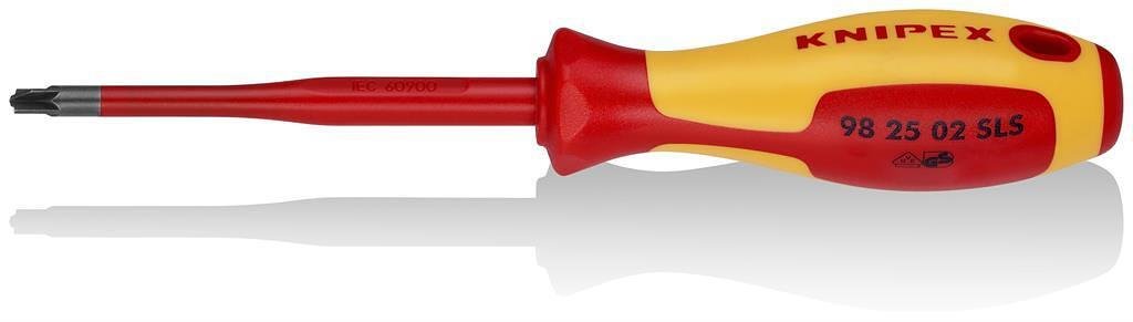 Șurubelniță PZ/S 2, VDE 1000V mâner galben-roșu 212mm, Knipex - K982502SLS