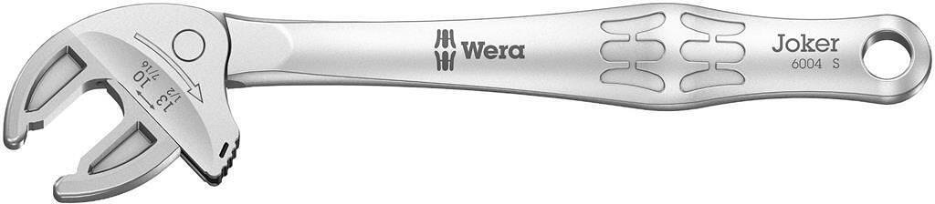 Clé à molette 10…13, poignée 154mm, 6004 Joker S Wera - W020100