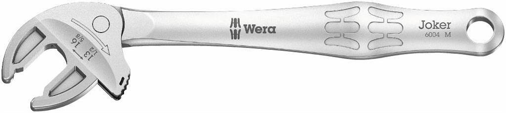 Clé à molette 13…16, poignée 188mm, 6004 Joker M Wera - W020103