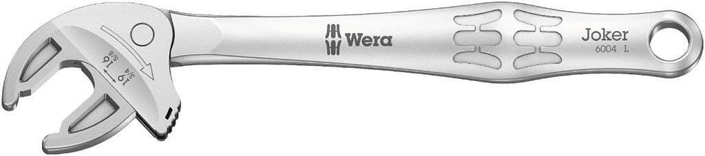 Clé à molette 16…19, poignée 224mm, 6004 Joker L Wera - W020101