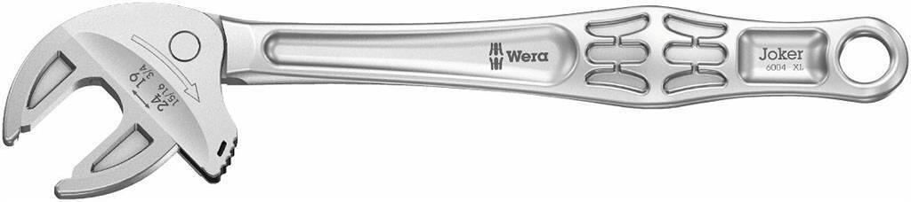 Clé à molette articulée 19…24, poignée 256 mm, 6004 Joker XL Wera - W020104