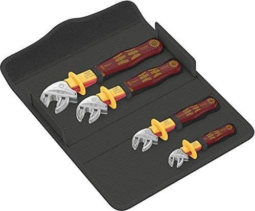 Kit de clés à molette, 4x (7…19), en étui, 6004 Joker VDE 4 Set 1 Wera - W020170