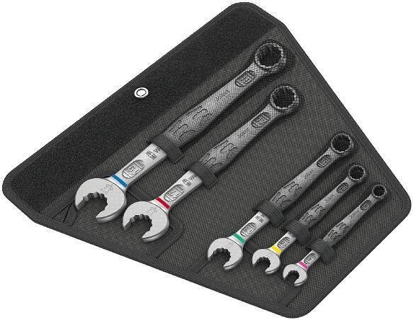 Kit de clés à molette, 5x (8…19), en étui, 6003 Joker 5 Set 1 Wera - W020230